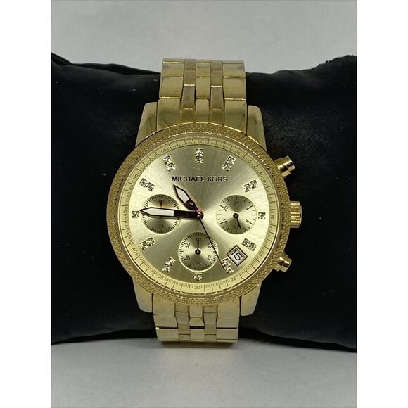 Michael Kors Ritz MK5676 Women's Stainless Steel Analog Dial Quartz Watch MP882 - Picture 1 of 12